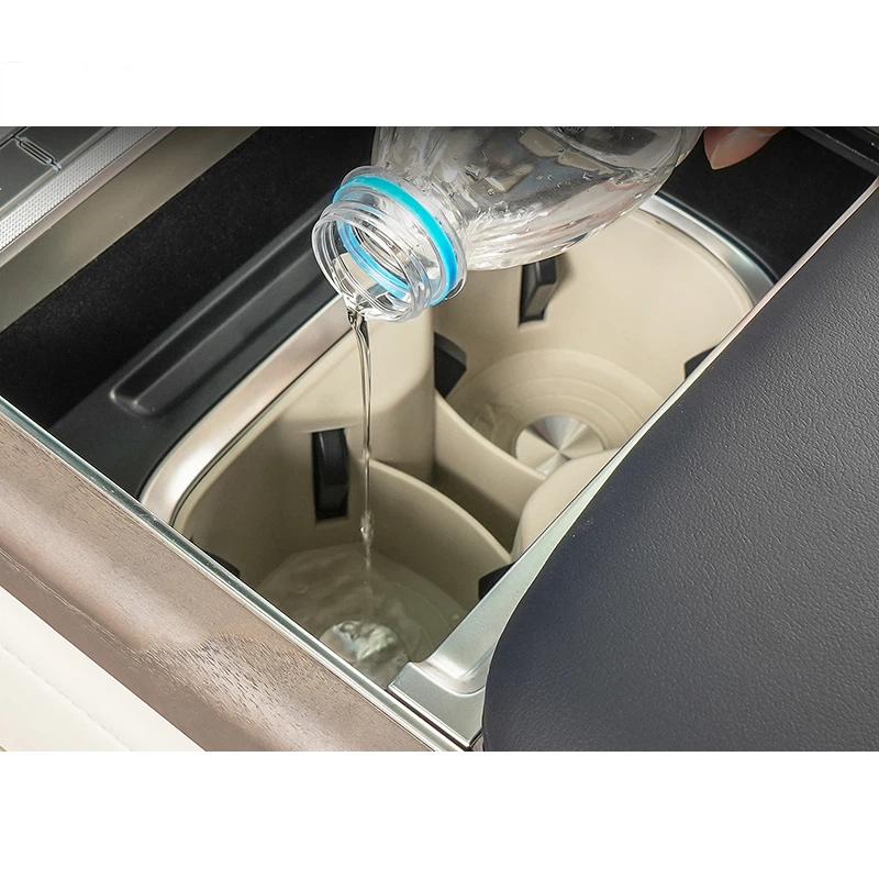 For ZEEKR 9X 2025 2026 Car Central Control Water Cup Protective Pad Silicone Anti-slip Pad Dust-proof & Anti-scratch Accessories