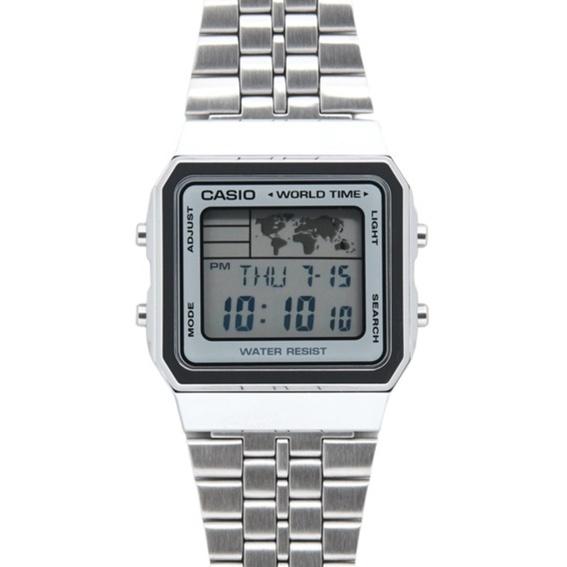 Refurbished Casio Alarm World Time Digital A500WA-7DF Men s Watch