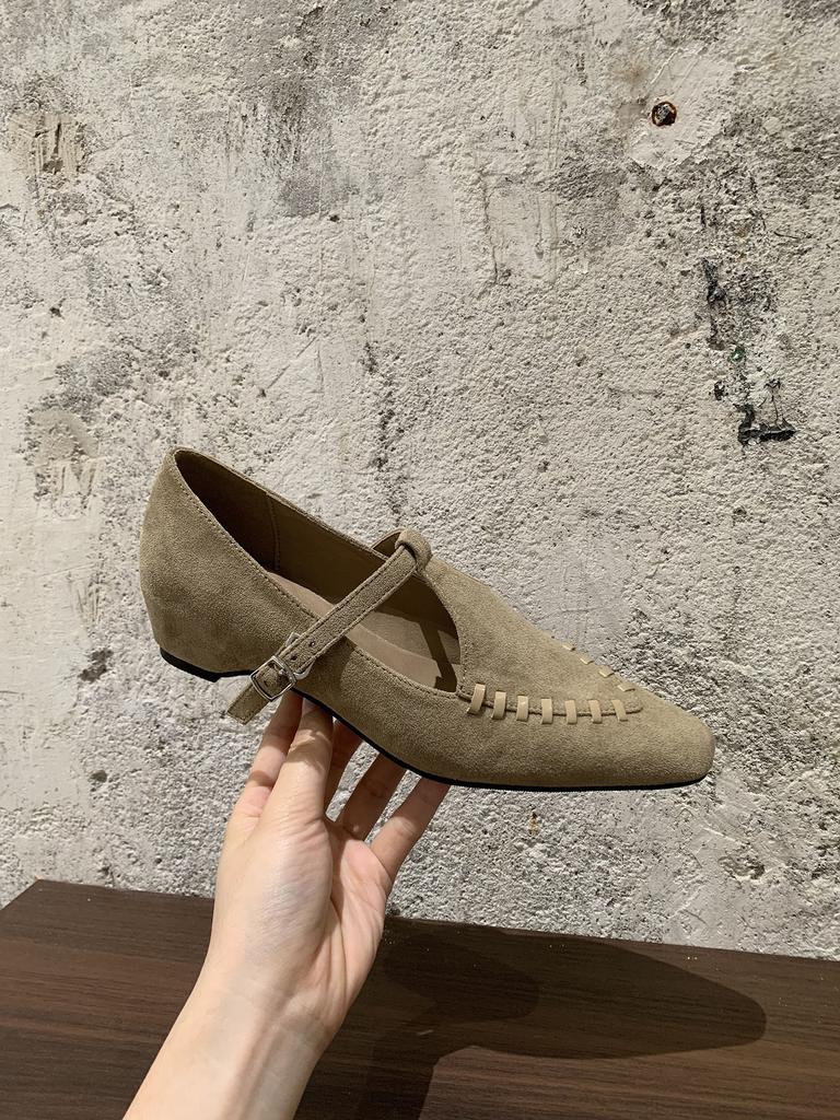 Inner Height Increase Retro Temperament Single Shoes Women's Shoes Spring and Autumn 2025 New Models with Skirt Design Mary Jane Shoes