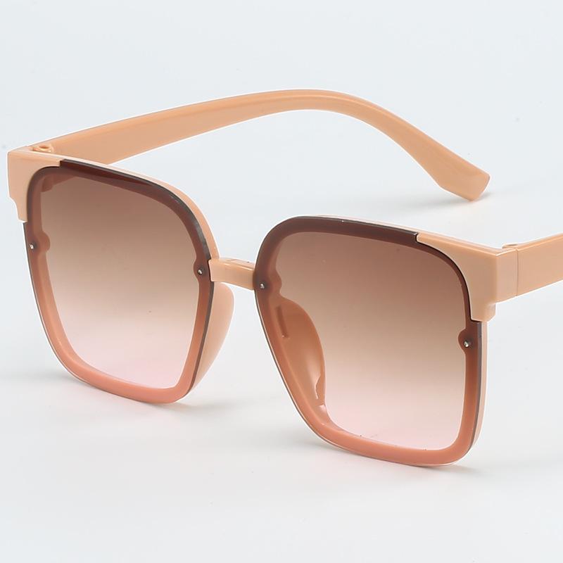 Sunglasses Women'S Personality Retro Large Frame Square Ink Street Glasses