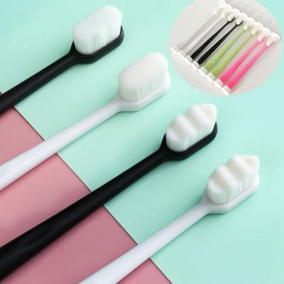 Cepillo de dientes de diez mil cabellos Juego individual de cabello fino y suave para adultos, hogar, cabeza pequeña, mes Cepillo de dientes de diez mil cabellos