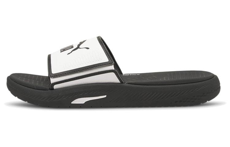 PUMA Softride Slide White Black 382111-05 40.5