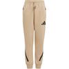 Z.N.E. Tapered-Leg Logo Print Drawstring Joggers Kids Bottoms Beige JF2492