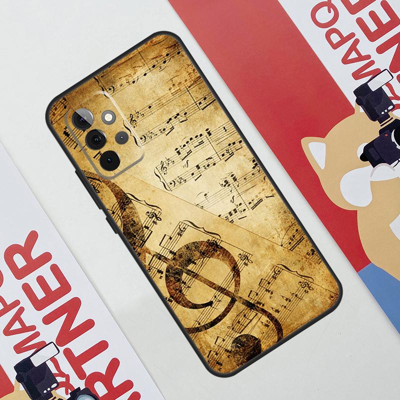

Sheet Music Case For Samsung Galaxy A36 A35 A55 A06 A16 A26 A56 A53 A32 A52 A33 A13 A14 A34 A54 A17 A15 Samsung A72