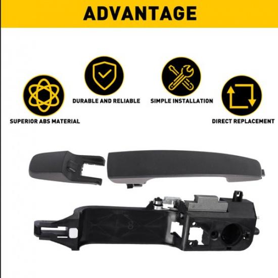 Beifahrerseite Außen Türgriff und Halterung grundiert für 08-11 Ford Focus