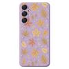 For Samsung Galaxy A16 5G/4G Case Leaves Pattern Printing Straight Edge TPU Phone Back Cover
