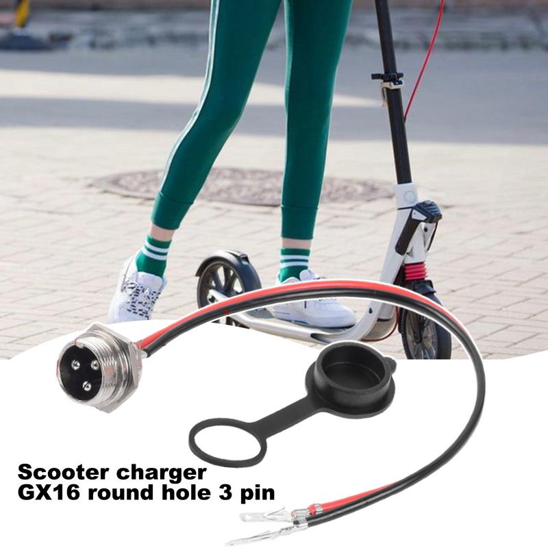 3 Pin Aviation Head Charging Hole 3 Pin Aviation Head Charger Plug Dustproof and Waterproof Design Charging Port Socket