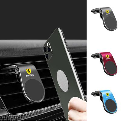 New Style Metal Magnet Phone Stand GPS Mount Holder Air Vent Clip For Ferrari F430 Stradale 458 488 599 612 F12 Charles Leclerc