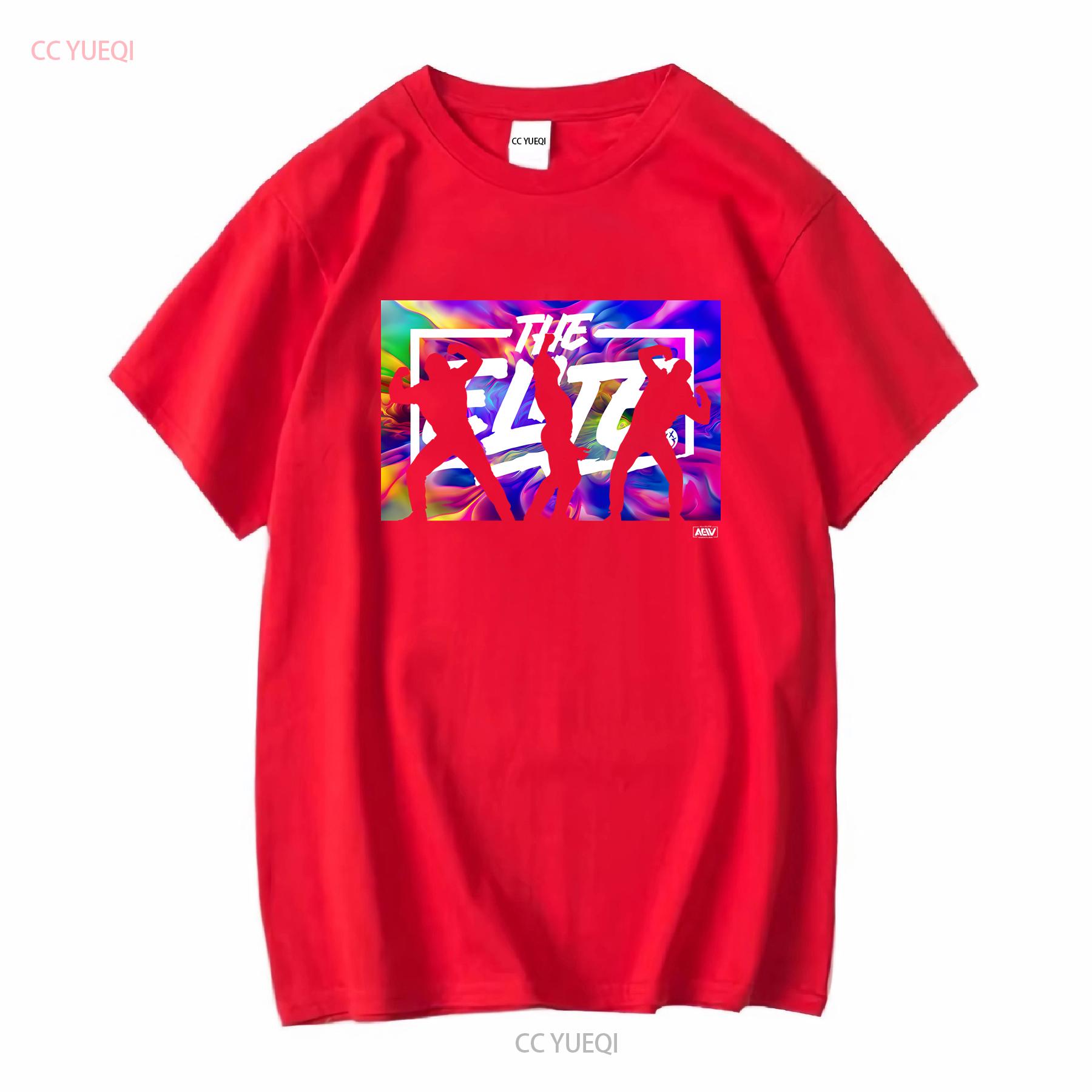 The Elite Gears of Creation AEW Official T Shirt long or short sleeves vintage Washed homme fashion Comfortable Stretched S