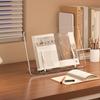 Junhan Acryl Transparent Multifunktionaler Buch- & iPad-Ständer