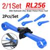 1/2Set Bike Hydraulic Disc Brake Piston Press Tool MTB Hydraulic Disc Caliper Piston Insert Tool for Brake Caliper Adjustment