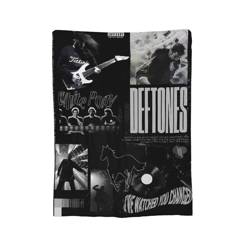 Deftones Rock Band Blanket Cozy Soft Throw Blankets for Sofa 50x60 Inch Multi-size Bedspreads