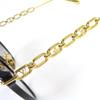 Vynikajúce slnečné okuliare LOUIS VUITTON Okuliare My LV Chain Two Mačacie oko Z2826U Použité