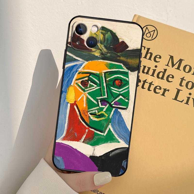 Painting Picasso Abstract Art Phone Case For iPhone 17 16 15 14 13 11 12 Pro Max mini XR 16e 15 16 Plus 17 Air Full Cover