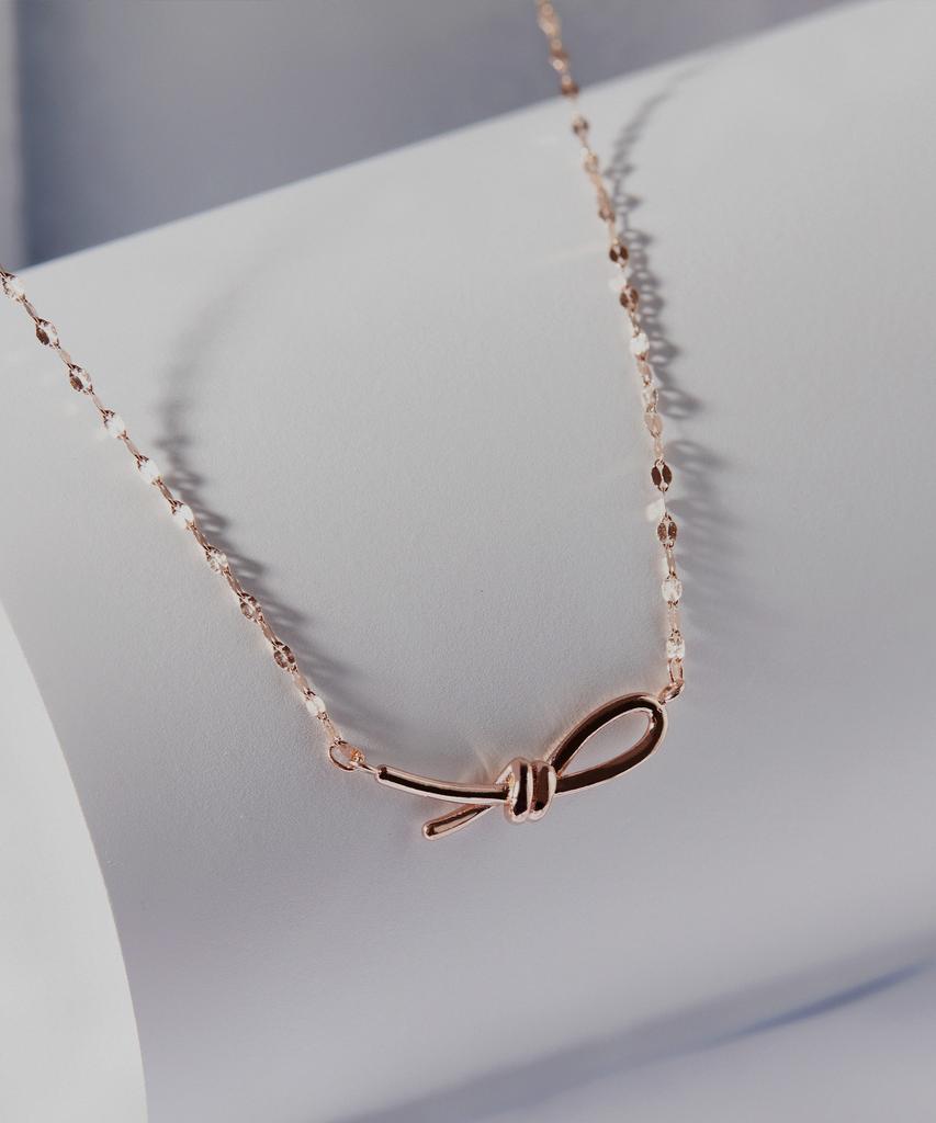 Helene Jewelry 14K Knot Rope Necklace