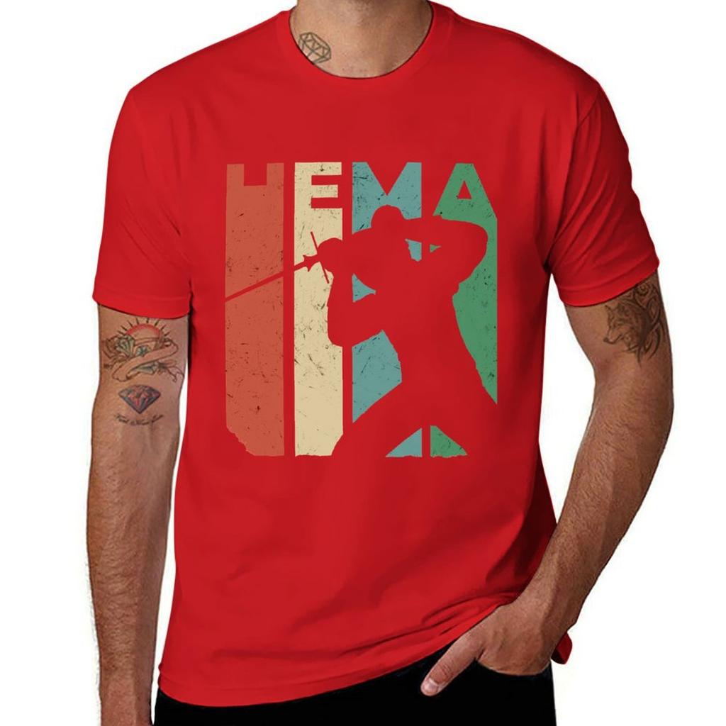 HEMA / Historisches Fechten Design T-Shirt Jungen Weiß Schnelltrocknend Jungen Tierdruck Schwarze T-Shirts für Männer