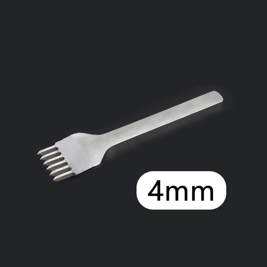 1Pc 3/4/5/6mm Leather Hole Punch Eyelets Tool Button Installer Belt Hole Puncher Work With Leather Craft Leather Goods Tools