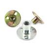 5Pcs/set Useful Metal Three-hole Locking Flange Nut Nut Fastener M6 M8 M10 Lock Nuts Round Flat Tee Furniture Nuts Screw