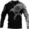 2026 New Hoodie 3d Viking Harajuku Print Pullover Men's Hooded Sweatshirt Oversized Vintage Male Clothing Fall Long Sleeve