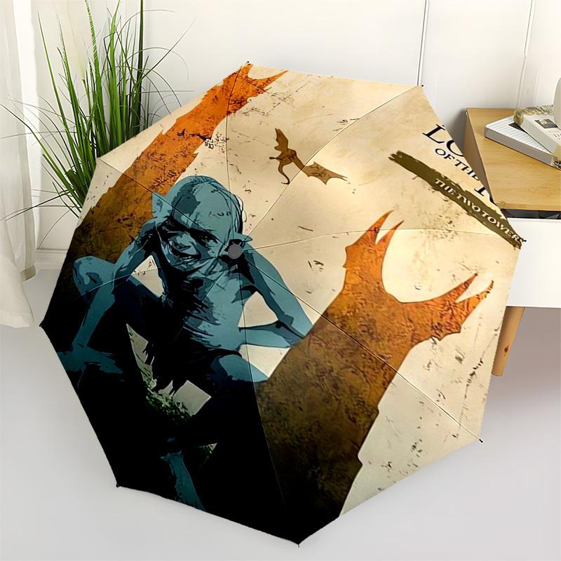 

1pc Gollum - The Two Towers Umbrella with Plastic Handle,Suitable for All Seasons Travel Outdoor Multi-functional UmbrellaDCS170