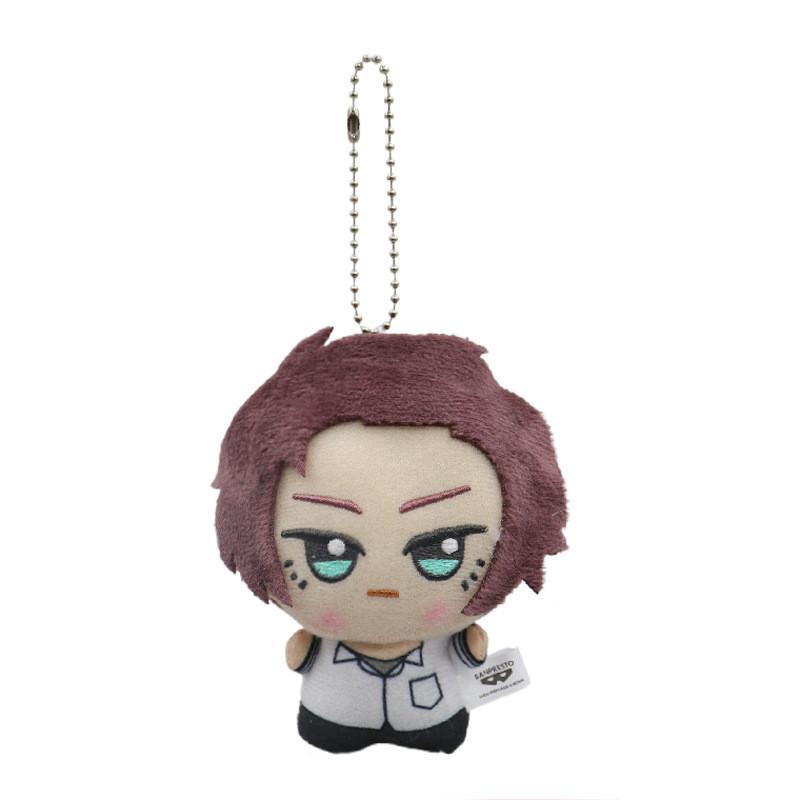 Plush Toy Keychain Adorable Blue Cartoon Animal Soft Pp Cotton Filling