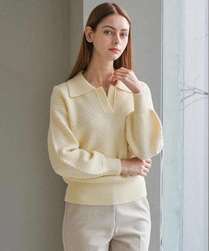 Beullangyu Soft Edge Collar Knit_3 Colors