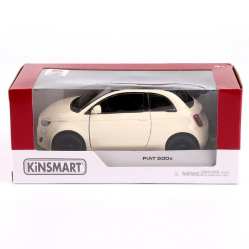 [Kinsmart] Fiat 500E Pastel Pink/Mint/Bule/Ivory Die-Cast Model Car