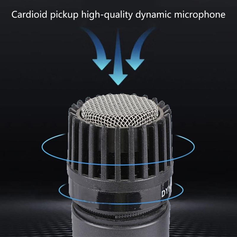 Dynamic Microphone for Studio Recording and Live Performances SM57 Small Metal Microphone for Stereo Studio