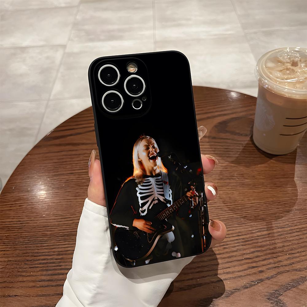 Punisher Phoebe Bridgers Phone Case For 17 Pro Max Iphone 14 Pro Max 12 16 15 13 Pro 11 Xr X Xs 8 7 Plus Back Cover