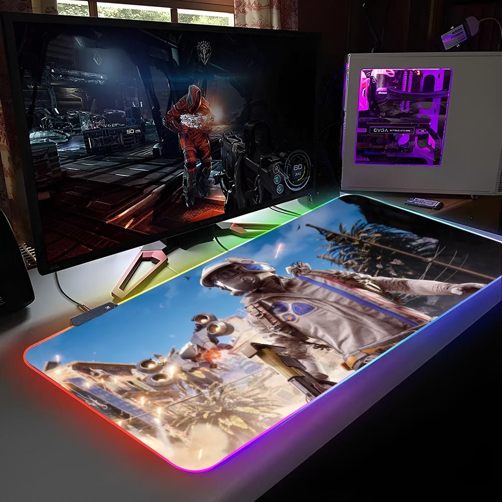 

A-ARC Рейдеры Коврик для мыши Коврик для мыши с RGB-подсветкой Коврик для мыши для ноутбука Коврик для мыши для ноутбука Геймерский Коврик для компьютерного стола Игровые аксессуары RGB600x300x3mm