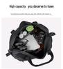 Unisex Large Capacity Fitness Bag with Wet-Dry Separation for Sports and Travel