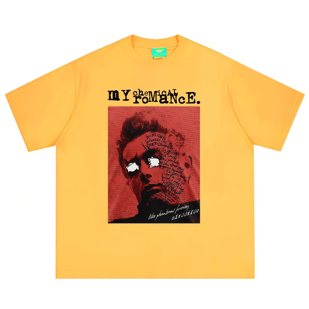 Rock Band My Chemical RoUnisexce Tour Merch Tshirt Unisex Women Clothing Cotton Casual Oversized Short Sleeve Streetwear YK Top