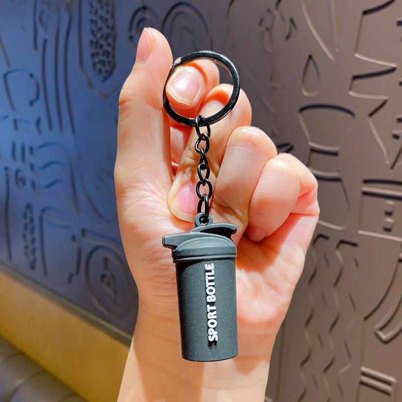 High-Grade Mini Fitness Equipment Keychain Charms & Ornaments