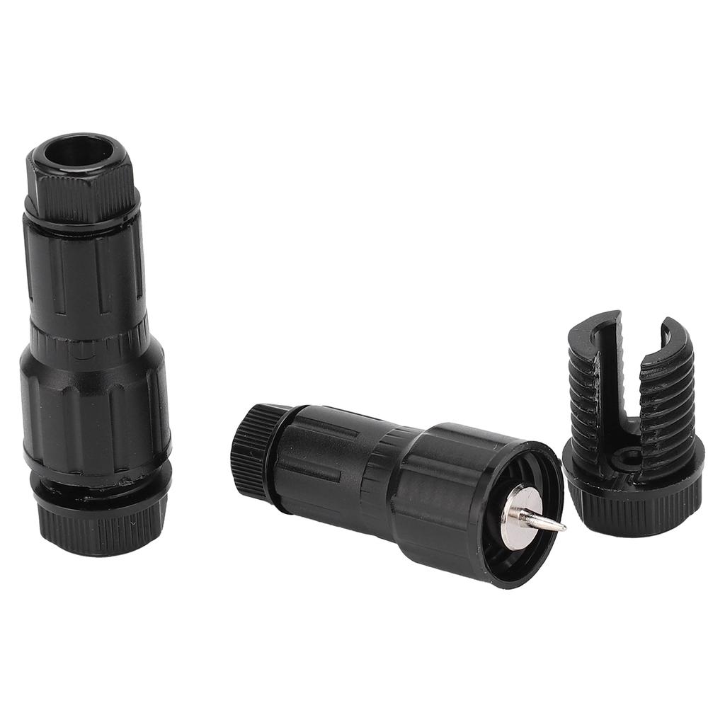 2Pcs Low Voltage Wire Connectors Nylon Brass for Landscape Lighting Outdoor Spotlight