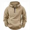 Autumn Winter American Style Hooded Sweatshirts Men Vintage Solid Warm Hoodies Male Streetwear Sports Full Pul On Sweatshirt Man
