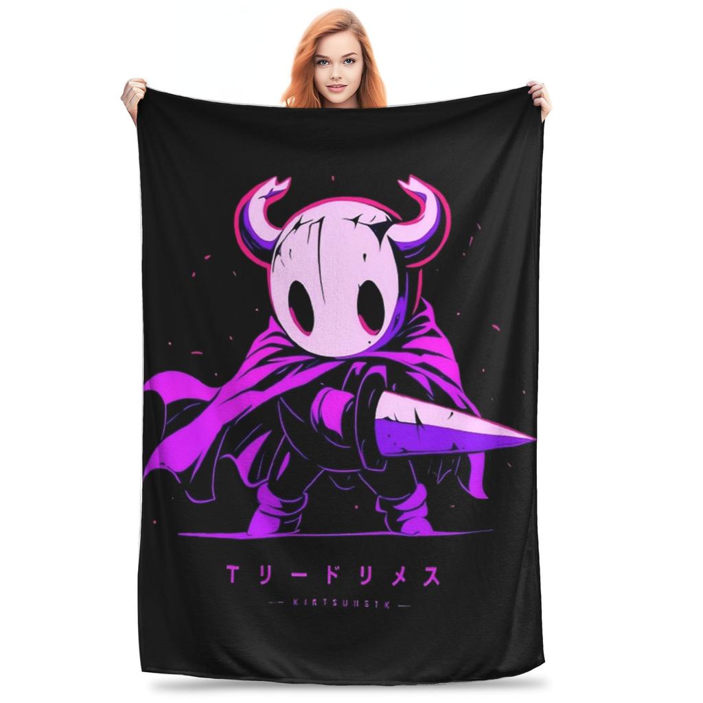 Hollow Knight Silksong Hornet Silksong Aiguille Chasseuse Couvertures Polaire Nouveauté Couvertures Chaudes pour Literie Salon Hiver