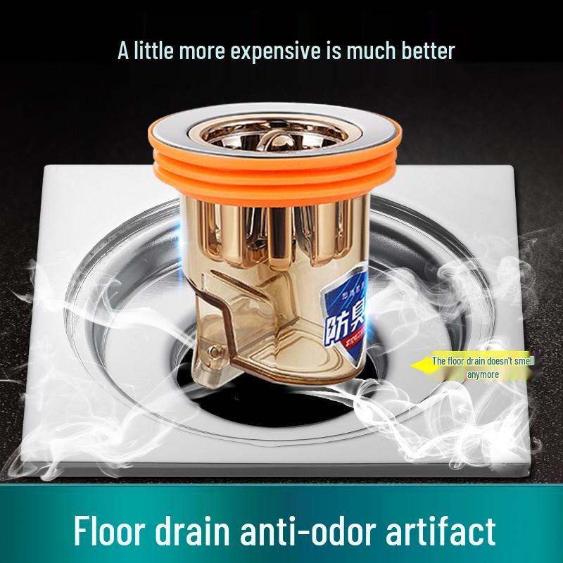 Universal Anti-Backflow Floor Drain Core: Bathroom Deodorizer & Insect Blockage Seal