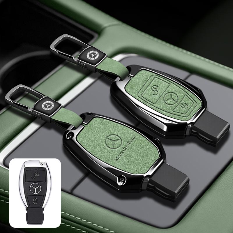 AABGY1 Car Remote Key Case Cover Protector Shell for Mercedes Benz A B G R Class GLA GLK W176 W204 W251 W463 Auto Keychain Accessories