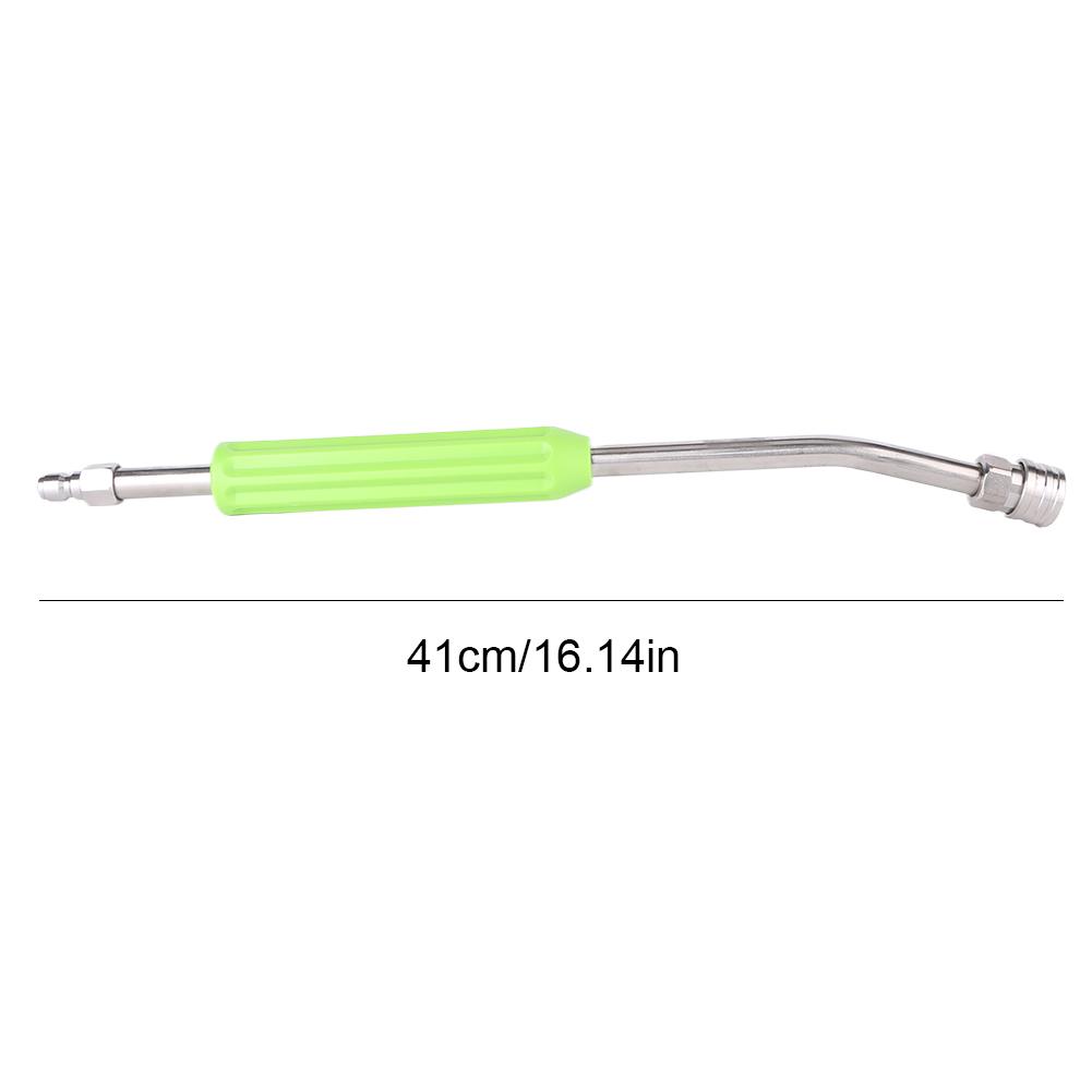 Autowaschpistole Verlängerungsstange Edelstahl Autoreinigungsstab Speer Hochdruck Autojetwascher Lanze Düse für Hochdruckreiniger