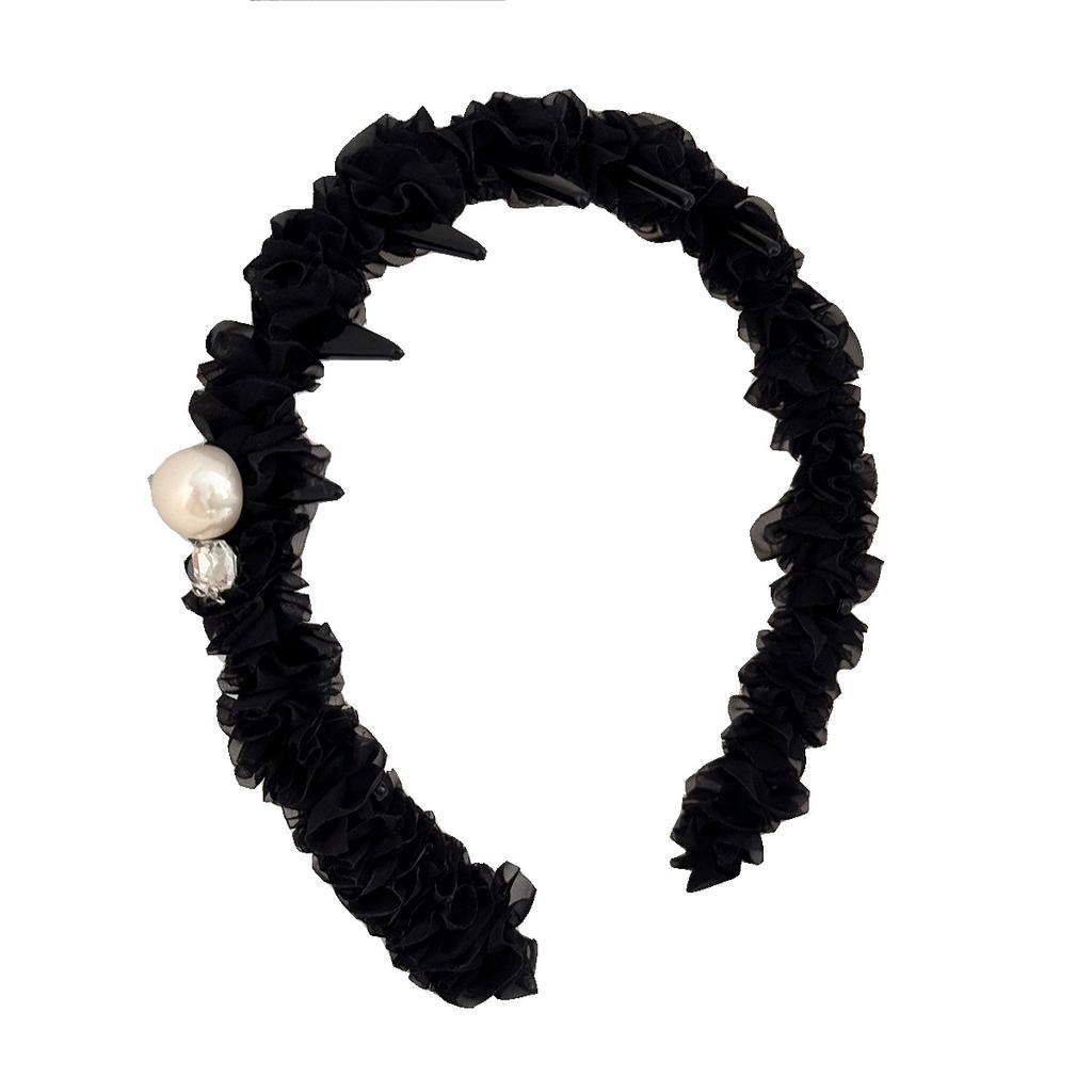 Hair Bands for Women Girl Accessories Headbands Korean Rhinestone Fascinator Designer Vintage Hoops Pearl Sweets Leading Fashion