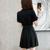 Šaty Dámské Francouzský Design Malé POLO Tričko Černé Šaty