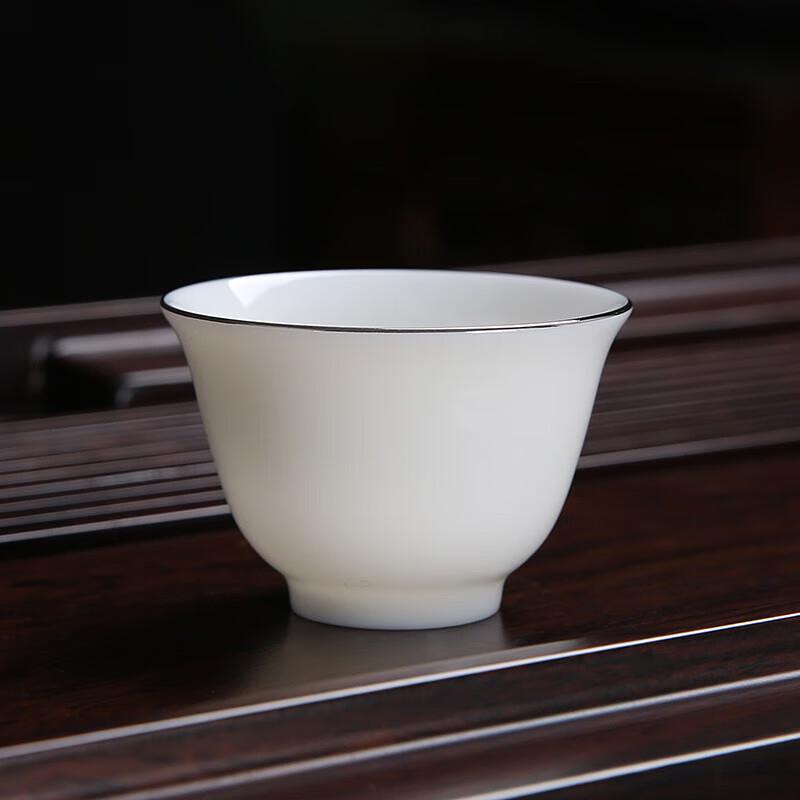 Chaxun Auspicious White Porcelain Teacup