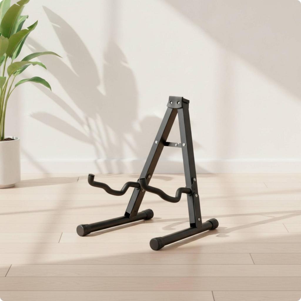 A-Shaped Guitar Stand Portable Folding Space-Saving Foldable