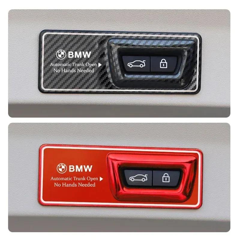 -Car Trunk Reminder Sticker Electric Tailgate Decorative Cover For BMW X1 X2 X3 X4 X5 X6 X7 E30 E38 E39 E46 E60 E61 E90 E70 F10