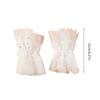 Ruche nepmouwen trui kanten manchetmouwen elegante decoratieve mouwen elastische armmouwen Franse overhemdmouwen