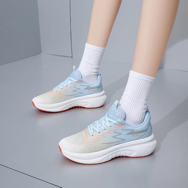 

Women s Shoes Comfortable Lightweight Non-slip Flat Running Mesh Shoes Women s Sneakers Outdoor Casual Sports Shoes 35