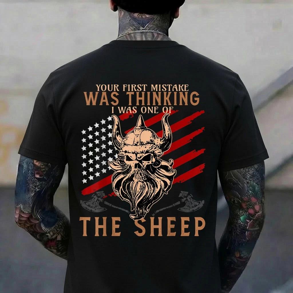 Viking Skull T-Shirt XL