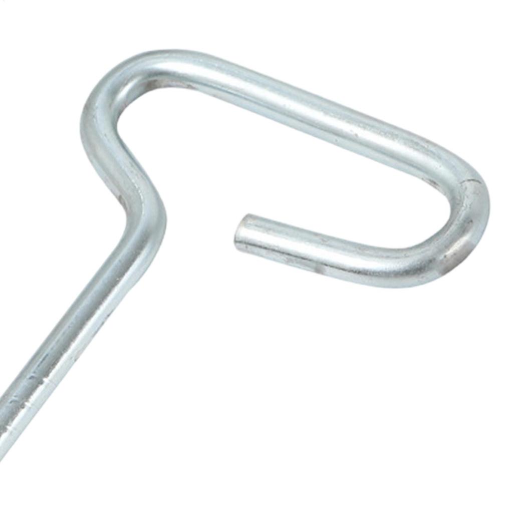 Ice Fishing Stakes Threaded Universal Outdoor Metal Tent Peg Ice Fishing Shelter Drill Adapter For Outdoor Camping Survival