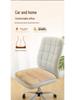 Velvet Car Lumbar Support Cushion Set: Thickened, Warm & Comfortable for Autumn/Winter