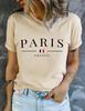 Damen Sommerkleidung kurzer Stil Damen T-Shirt mit Rundhalsausschnitt elegant und lässig Damenbekleidung Grafik-T-Shirts